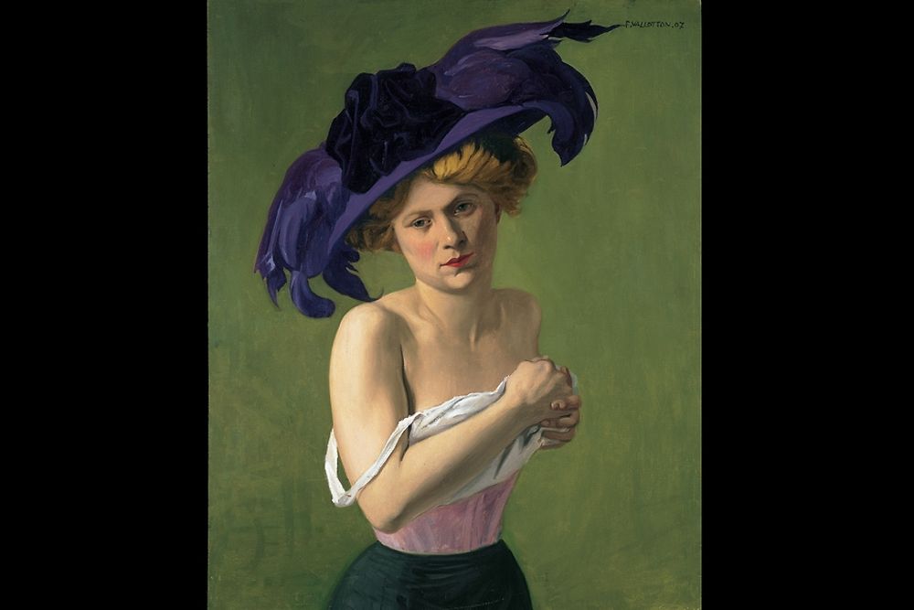 Le chapeau violet (1907) de Félix Vallotton