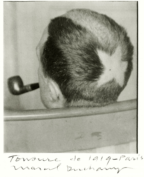 Man Ray, Marcel Duchamps - La Tonsure, 1920