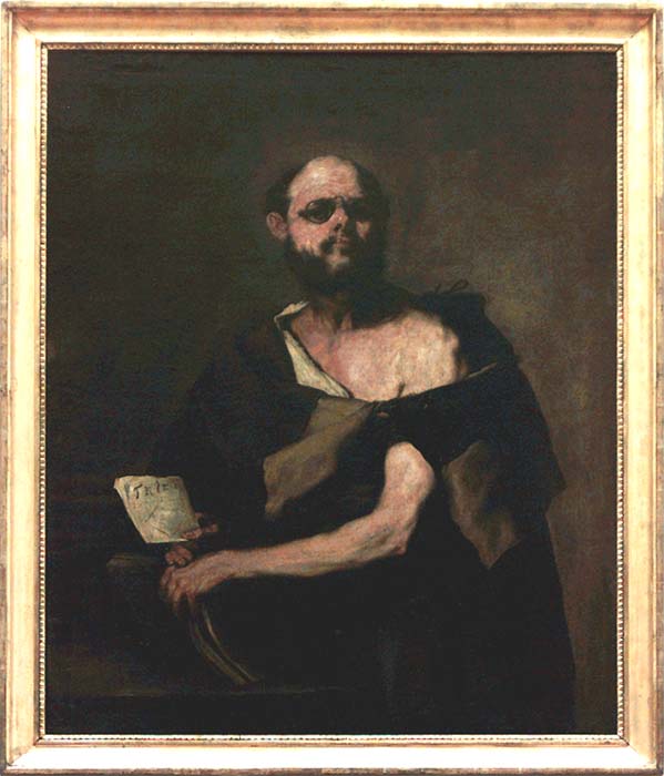 Luc Giordano, Philosophe aux lunettes, 1660