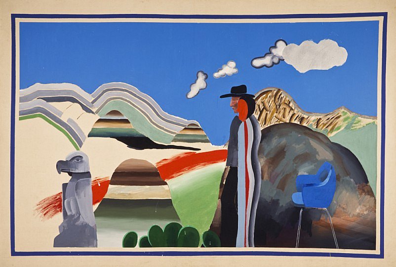 Rocky Mountains and Tired Indians, 1965